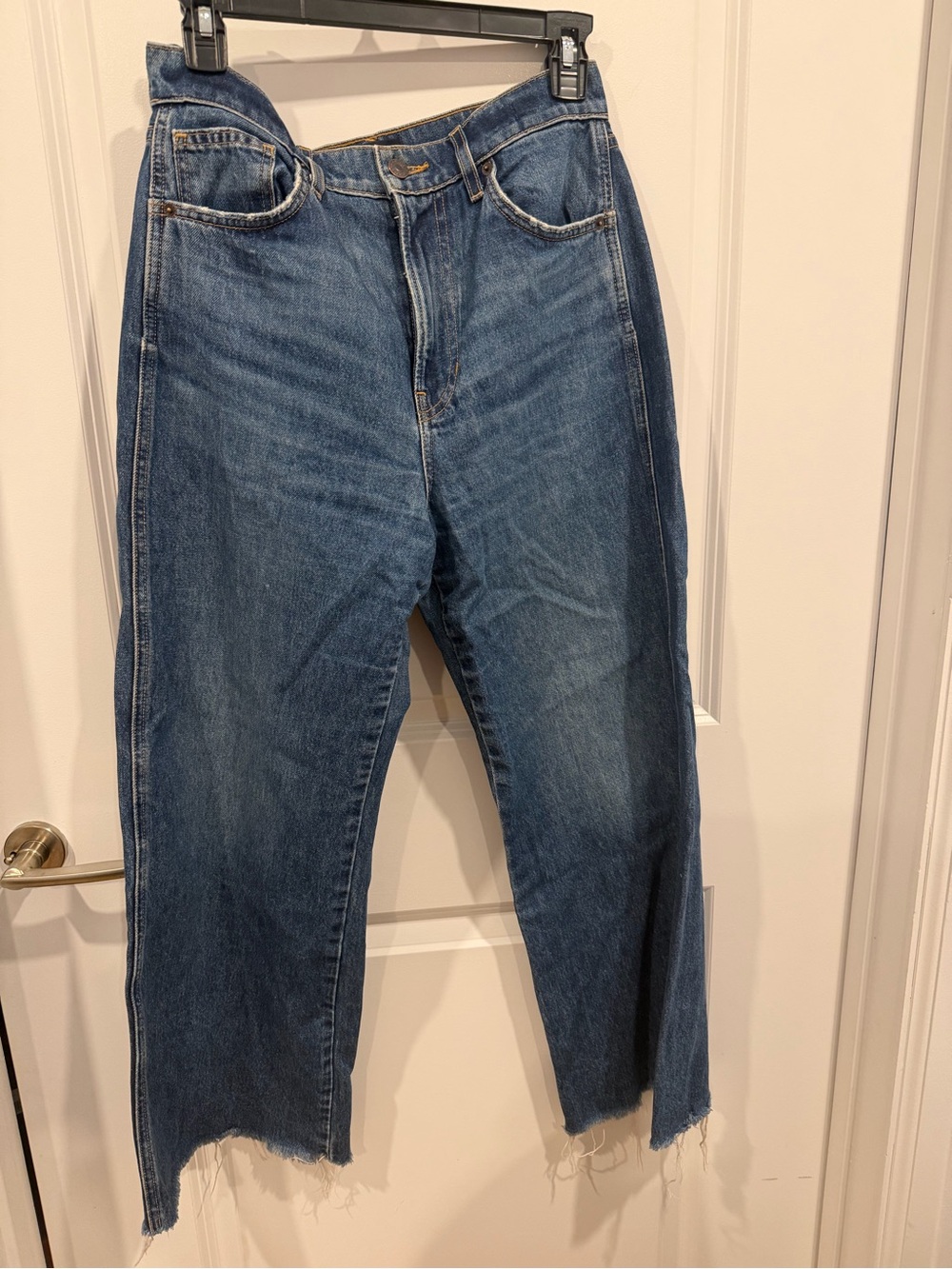 Veronica Beard (Taylor High Rise) Cropped  Wide Leg  Jeans size 29